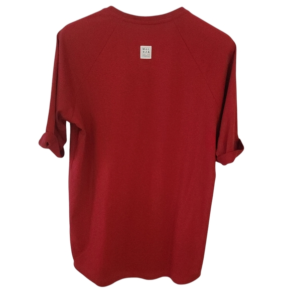 MALOJA Anderterm short sleeve shirt mountain bike red size medium - Picture 6 of 13